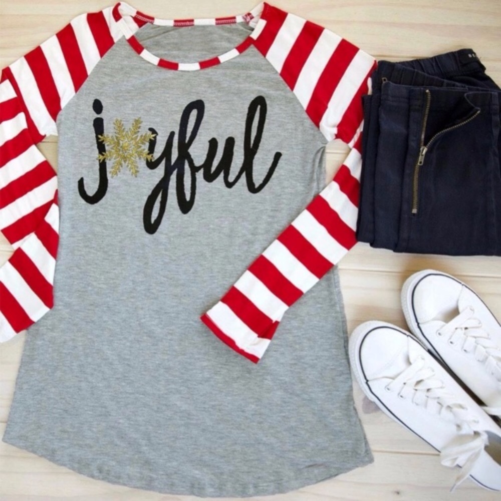 🎄🎄NEW women’s Joyful shirt! 🎄🎄